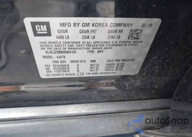 KL4CJ2SB0KB894104: 42973321