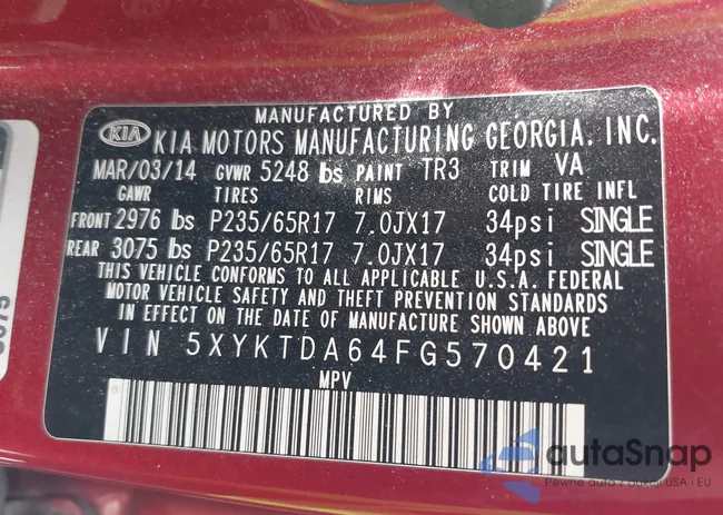 5XYKTDA64FG570421: 42973330