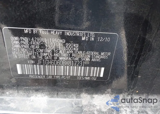 JF1GH6D60BH817231: 42974403