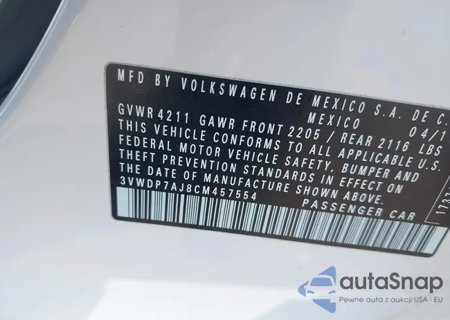 3VWDP7AJ8CM457554: 42974431