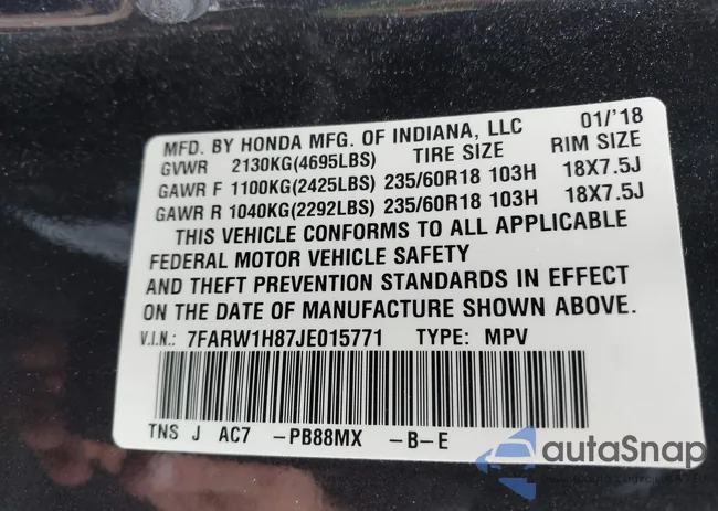 7FARW1H87JE015771: 42974472