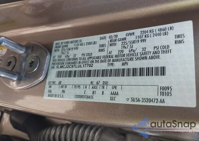 5LMCJ2C97LUL17702: 42974805