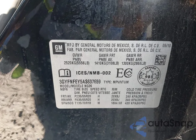 3GYFNFEY5AS637659: 42974878