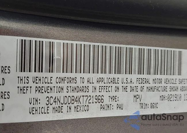 3C4NJDDB4KT721966: 42974898