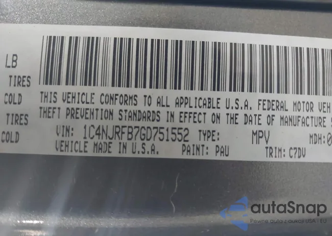 1C4NJRFB7GD751552: 42974925