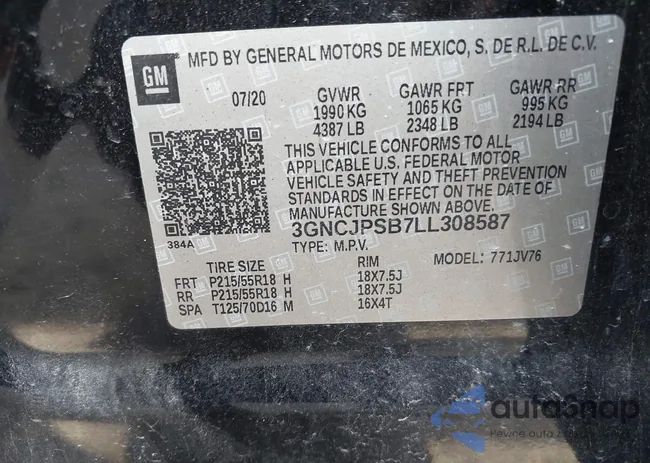 3GNCJPSB7LL308587: 42974943