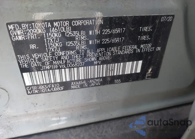 JTMP1RFV6LD068237: 42974957