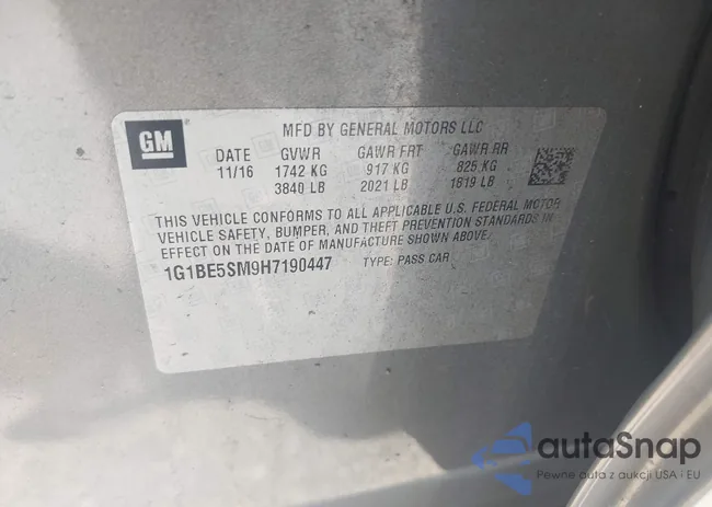 1G1BE5SM9H7190447: 42974248