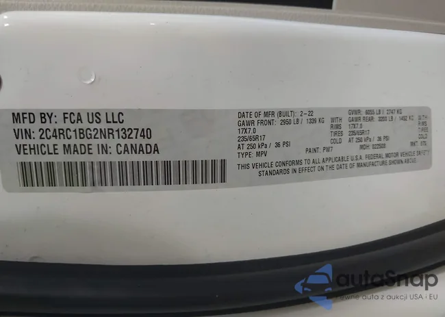 2C4RC1BG2NR132740: 42975426