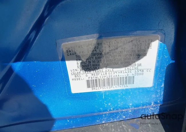 3N1CP5CV3PL474716: 42975668