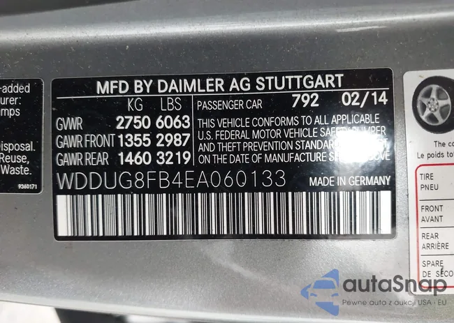 WDDUG8FB4EA060133: 42975722