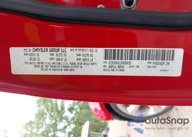 2C3CDXHG1DH526039: 42975786