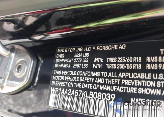 WP1AA2A57KLB08039: 42975159