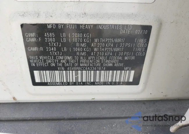 4S4BRBCC6A3361874: 42976560