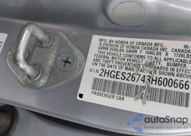 2HGES26743H600666: 42976612