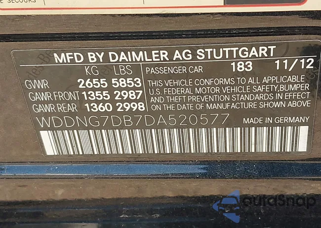 WDDNG7DB7DA520577: 42976824