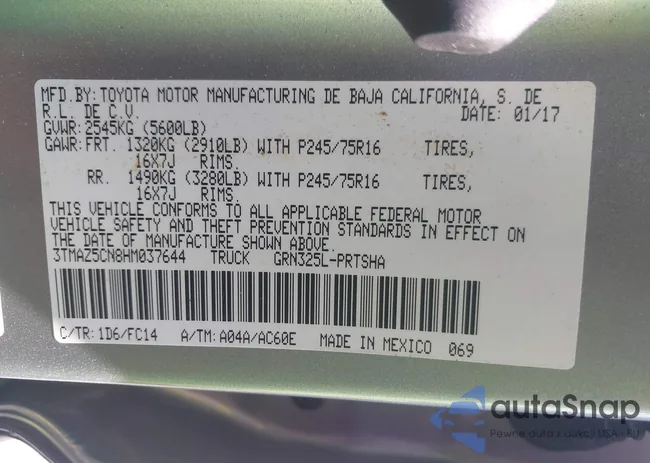 3TMAZ5CN8HM037644: 42976182