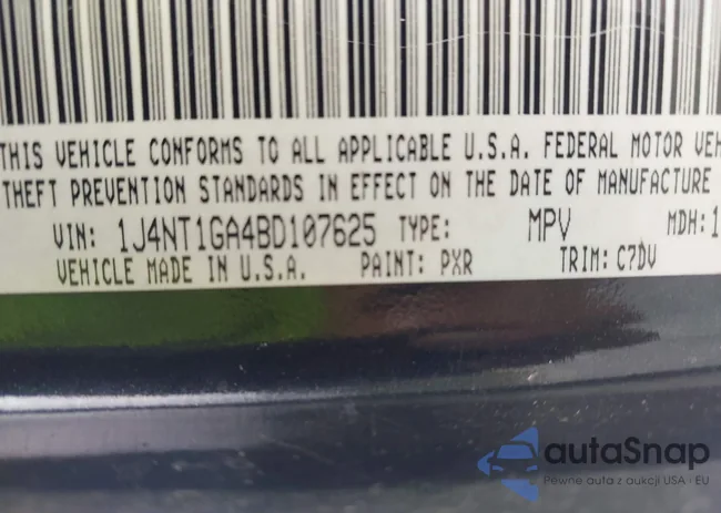 1J4NT1GA4BD107625: 42976270