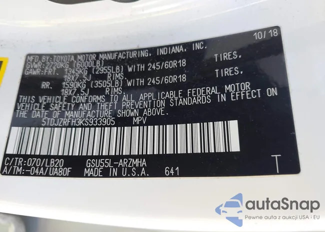 5TDJZRFH3KS933905: 42976281