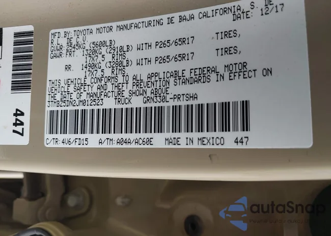 3TMBZ5DN2JM012523: 42976360