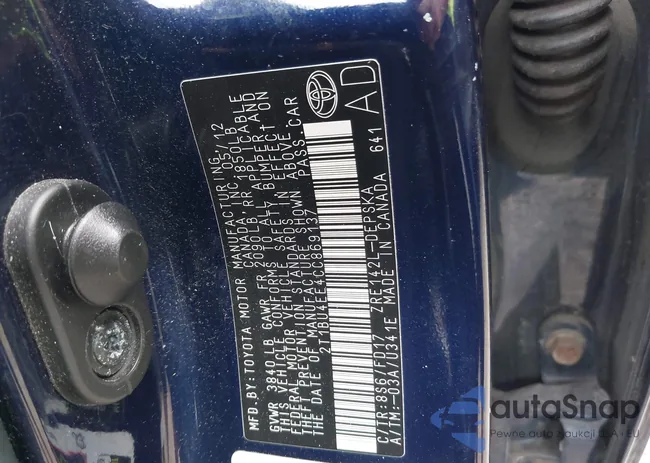 2T1BU4EE4CC869137: 42977507