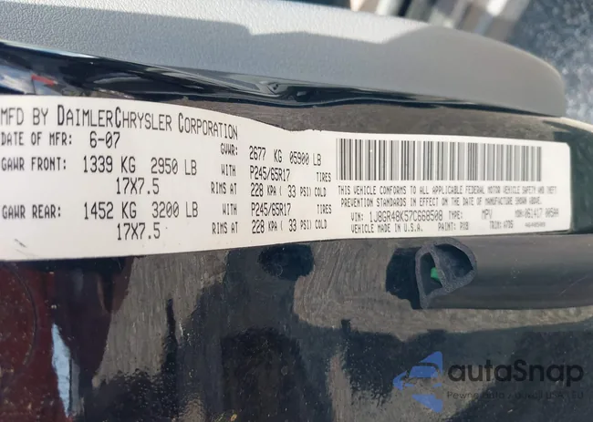 1J8GR48K57C668508: 42977660