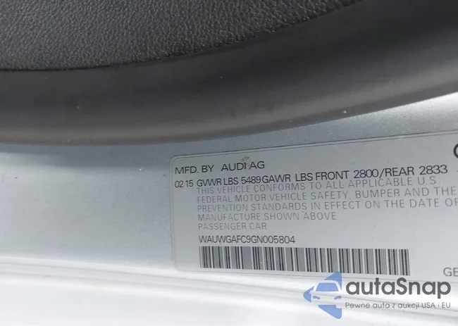 WAUWGAFC9GN005804: 42977928