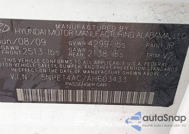 5NPET4AC7AH603433: 42977104