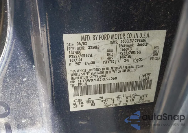 1FTRW07L82KE24068: 42977264