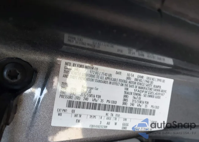 1FADP3F22EL435167: 42978530