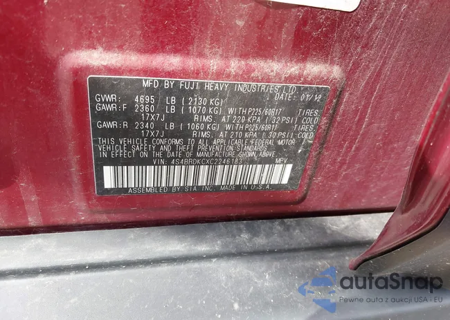 4S4BRDKCXC2246183: 42978585