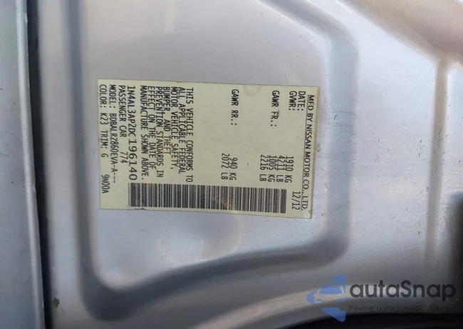 1N4AL3AP2DC196140: 42978960