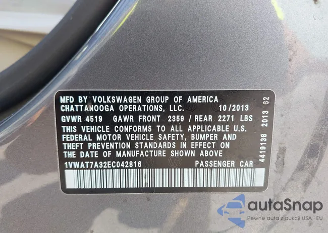 1VWAT7A32EC042816: 42979533