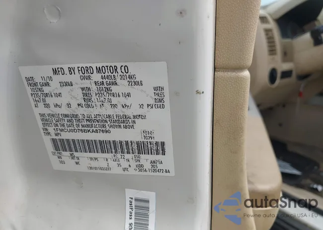 1FMCU0D76BKA87690: 42980427