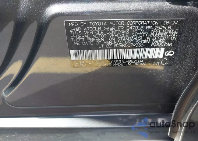 JTHBZ1B26R5079336: 42980785