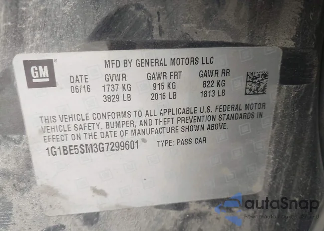 1G1BE5SM3G7299601: 42980862