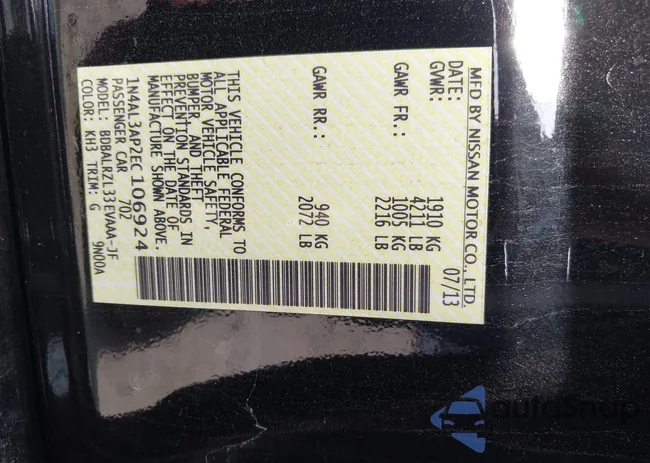 1N4AL3AP2EC106924: 42980197