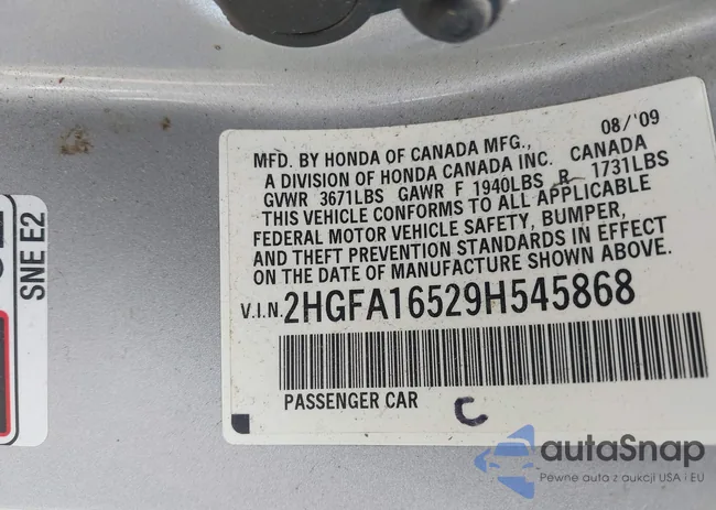 2HGFA16529H545868: 42980198