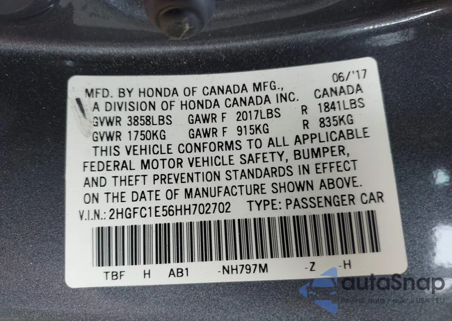 2HGFC1E56HH702702: 42980265