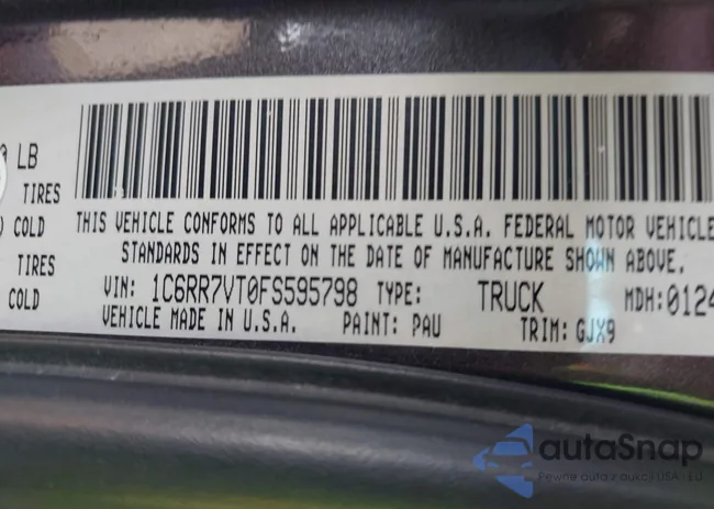 1C6RR7VT0FS595798: 42980298