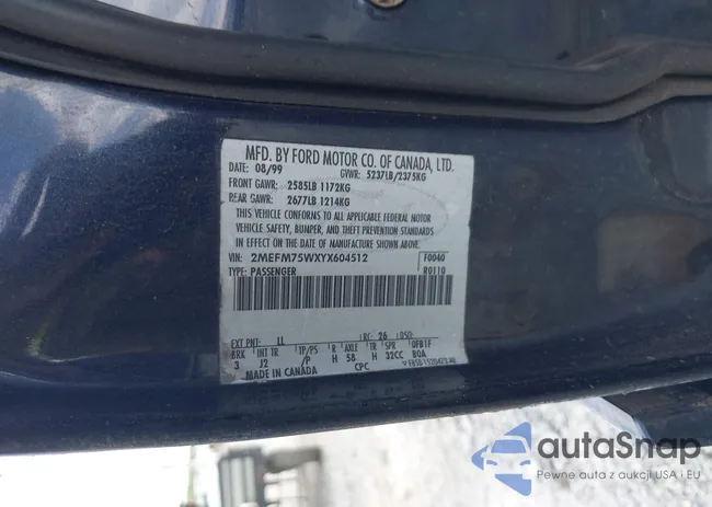 2MEFM75WXYX604512: 42981379