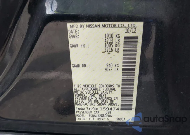 1N4AL3AP0DC159474: 42981478