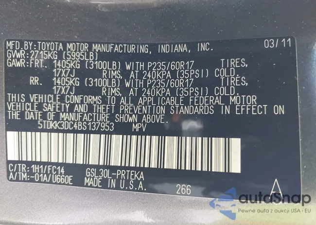 5TDKK3DC4BS137953: 42981544