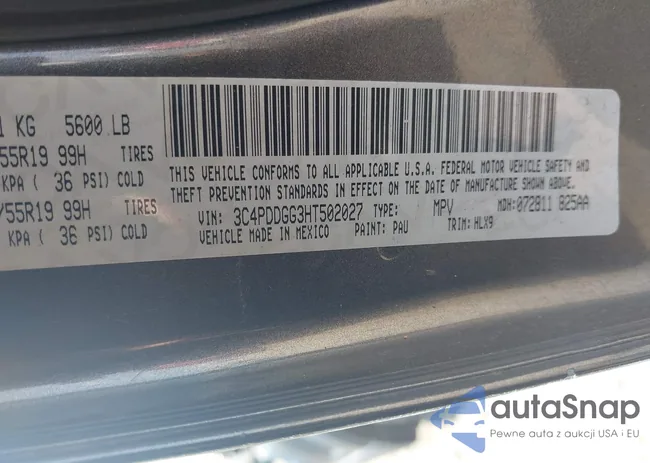 3C4PDDGG3HT502027: 42981553