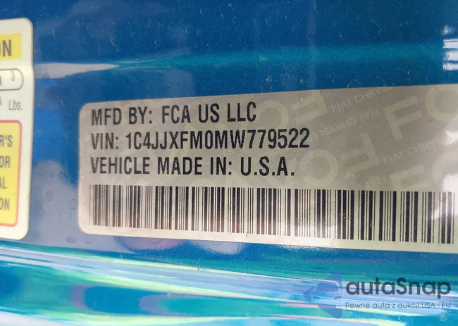 1C4JJXFM0MW779522: 42981622