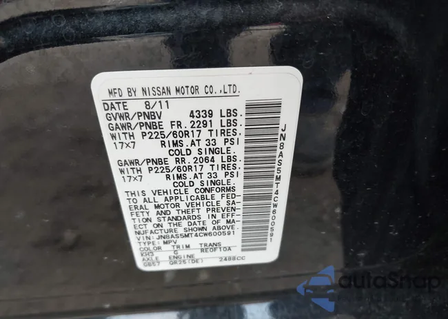 JN8AS5MT4CW600591: 42981929