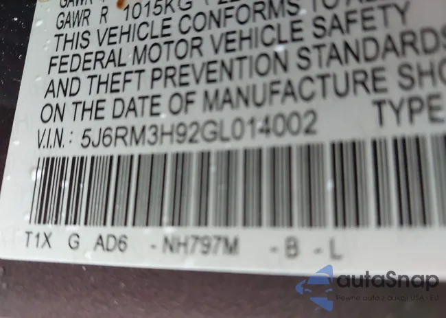5J6RM3H92GL014002: 42980960