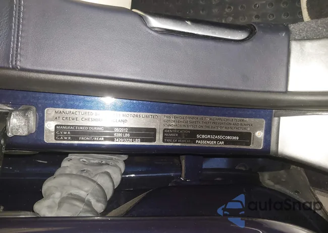 SCBGR3ZA5DC080369: 42981073