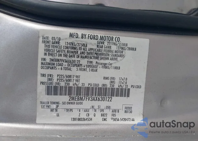 2MEBM7FV3AX630122: 42982403