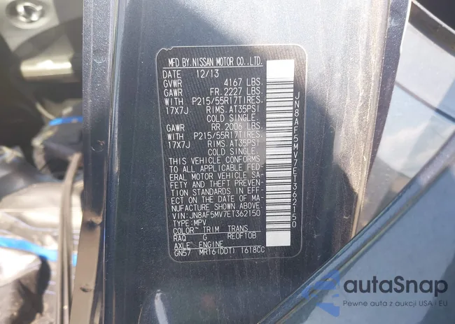 JN8AF5MV7ET362150: 42982433